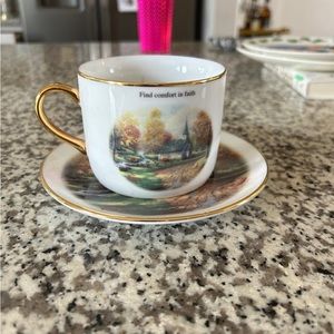 Thomas Kinkade tea set